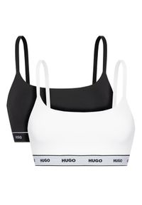 Hugo - HUGO Komplet 2 biustonoszy topów Twin 50545691 Kolorowy. Materiał: bawełna. Wzór: kolorowy