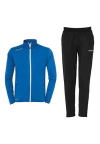 UHLSPORT - Dziecięca klasyczna dresowa góra i dół Uhlsport Essential. Kolor: niebieski, biały, wielokolorowy. Materiał: dresówka. Sport: piłka nożna