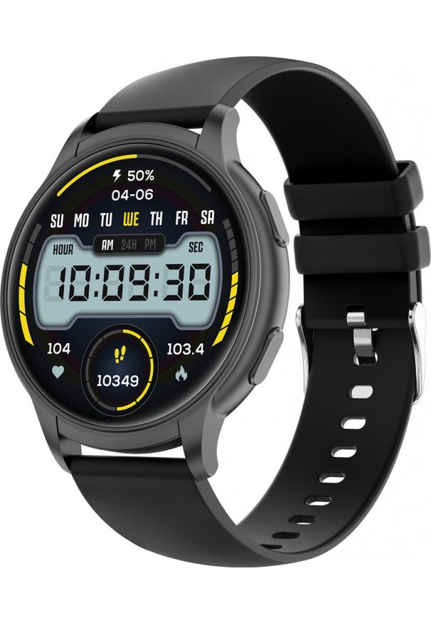 Smartwatch Hagen Smartwatch męski Hagen HC76.14.534 czarny pasek. Rodzaj zegarka: smartwatch. Kolor: czarny