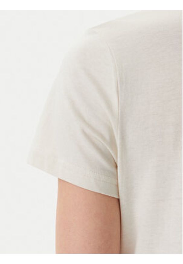 Puma T-Shirt Essentials Metallic 684995 Beżowy Regular Fit. Kolor: beżowy. Materiał: bawełna