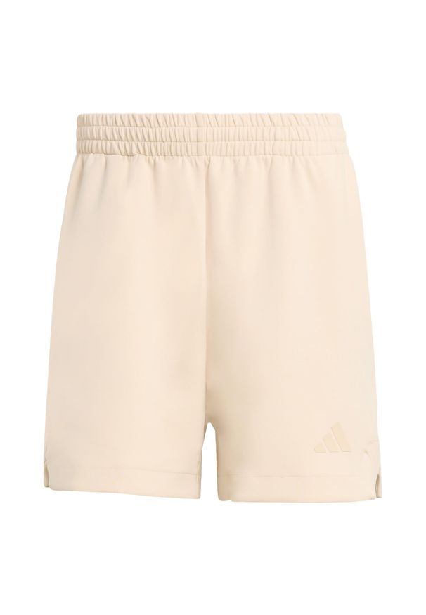 Adidas - Szorty Soft Lux. Kolor: biały. Sport: fitness