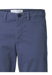 Selected Homme Szorty materiałowe Miles 16092329 Granatowy Slim Fit. Kolor: niebieski. Materiał: bawełna #5