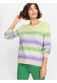 Olsen Sweter 11004073 Kolorowy Regular Fit. Materiał: syntetyk. Wzór: kolorowy #1
