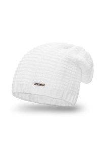 Zimowa czapka damska PaMaMi - Biały. Kolor: biały. Materiał: poliamid, akryl. Sezon: zima #1