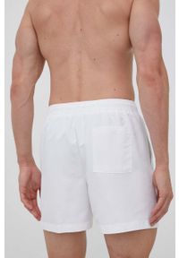 Calvin Klein szorty kąpielowe kolor biały. Kolor: biały. Materiał: poliester #3