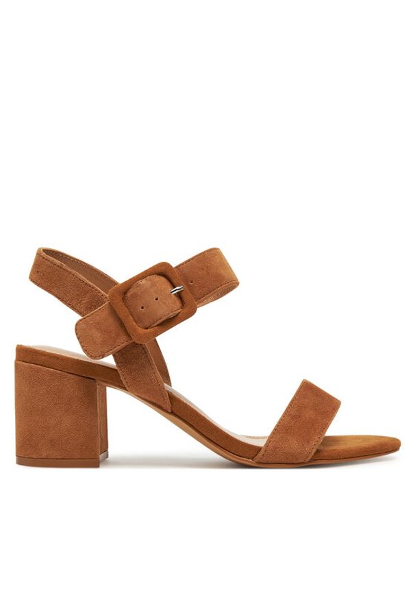 Sergio Bardi Sandały WFA3762-1Z-SB Brązowy. Kolor: brązowy. Materiał: zamsz, skóra