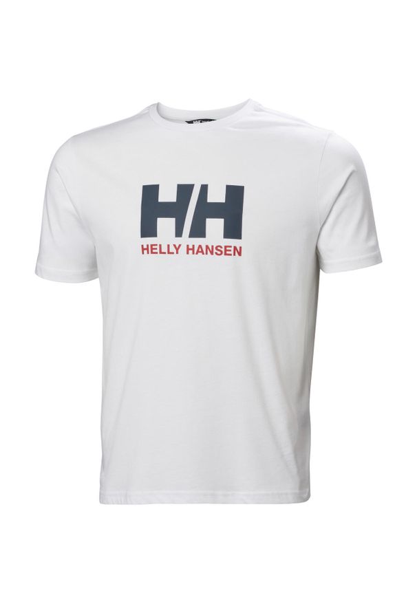 Koszulka Helly Hansen Logo 2.0. Kolor: biały. Materiał: bawełna