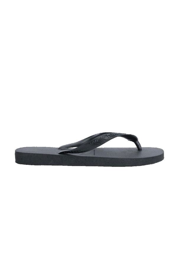 Sandały Havaianas Basic Top Czarny. Okazja: na plażę. Kolor: czarny. Materiał: syntetyk, guma. Styl: sportowy