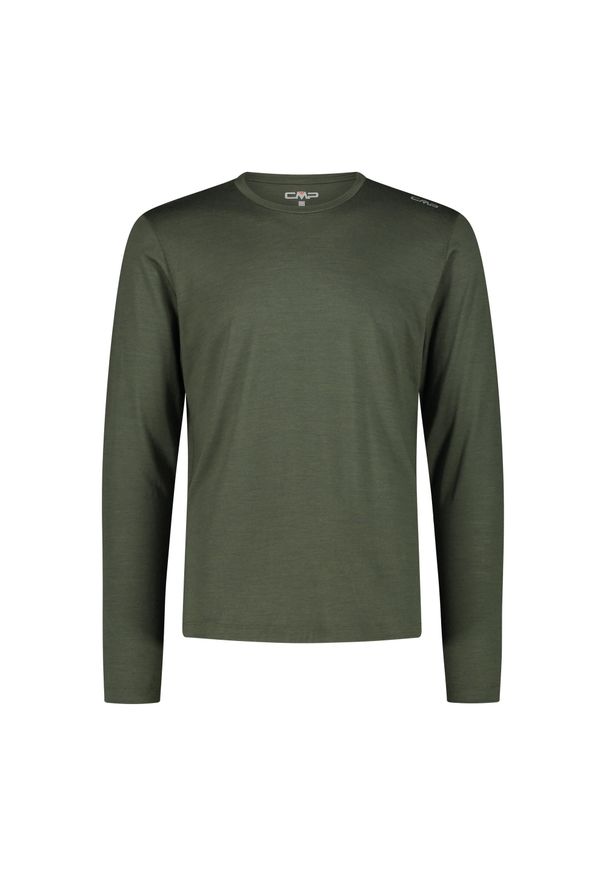 Koszulka męska techniczna CMP 34N0897. Kolor: zielony. Sport: turystyka piesza