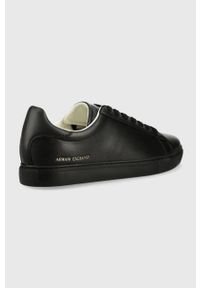 Armani Exchange buty kolor czarny. Zapięcie: sznurówki. Kolor: czarny. Materiał: guma #4