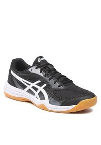 Asics Buty halowe Upcourt 5 1071A086 Czarny. Kolor: czarny. Materiał: skóra