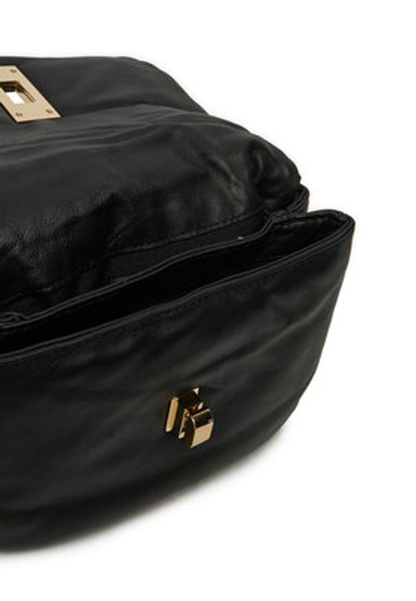 TOMMY HILFIGER - Tommy Hilfiger Torebka AW0AW16880 Czarny. Kolor: czarny. Materiał: skórzane
