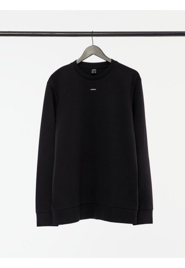 outhorn - Bluza oversize z nadrukiem męska. Okazja: na co dzień. Materiał: poliester, bawełna, dzianina, materiał. Wzór: nadruk. Styl: casual