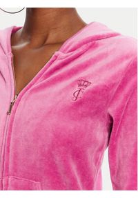 Juicy Couture Bluza Robyn JCSEBJ007G Różowy Slim Fit. Kolor: różowy. Materiał: bawełna #5