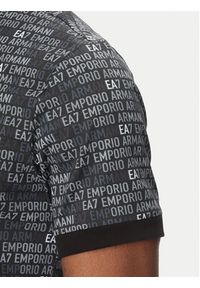 EA7 Emporio Armani T-Shirt 7M000208 AF12874 UC001 Czarny Regular Fit. Kolor: czarny. Materiał: bawełna