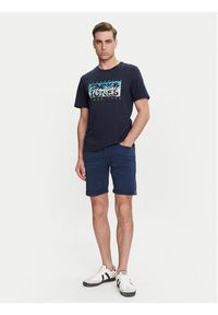 Jack & Jones - Jack&Jones T-Shirt Colton 12268438 Granatowy Standard Fit. Kolor: niebieski. Materiał: bawełna #8