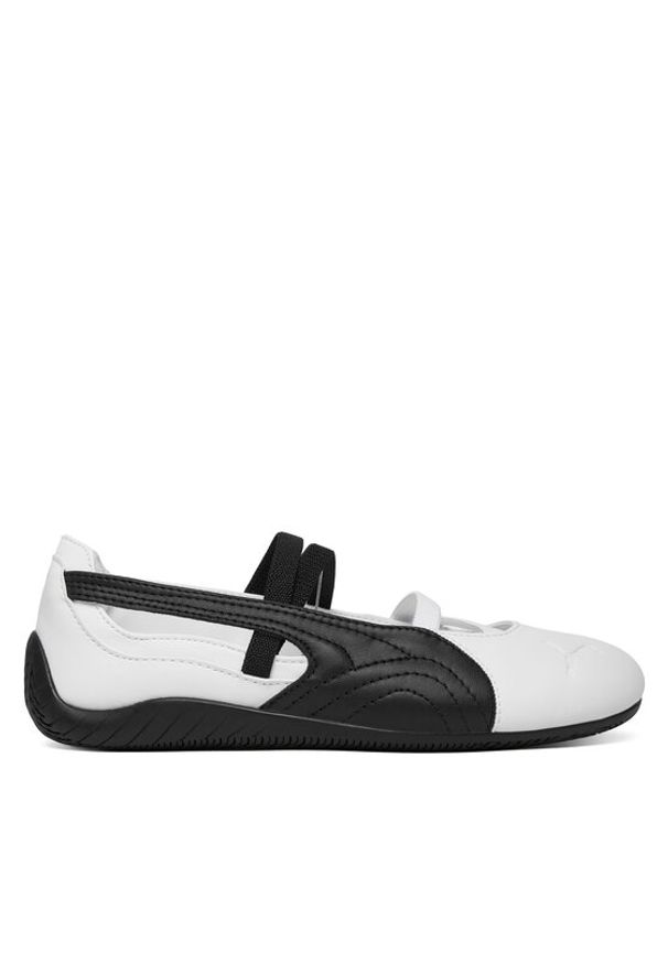 Puma Baleriny Speedcat Ballet Lthr Wns 406144 03 Biały. Kolor: biały. Materiał: skóra