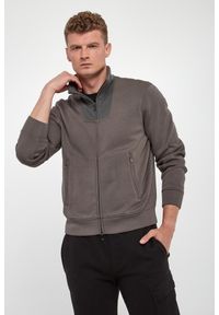 Emporio Armani - Bluza męska gładka EMPORIO ARMANI. Wzór: gładki #1