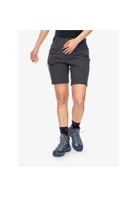 Spodenki turystyczne damskie Helly Hansen Blaze Softshell Shorts. Kolor: szary. Materiał: softshell