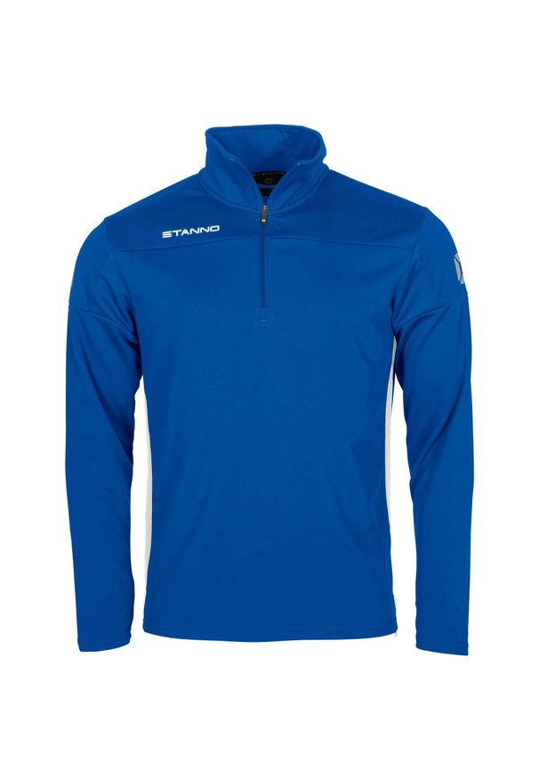 STANNO - Bluza dresowa 1/4 z zamkiem błyskawicznym Stanno Pride. Kolor: wielokolorowy, niebieski, biały. Materiał: dresówka. Sport: fitness
