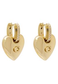 Kolczyki Coach. Materiał: złote. Kolor: złoty #1