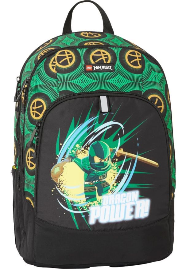 LEGO LEGO Ninjago Base School Backpack 20236-2401 Zielone One size. Kolor: zielony