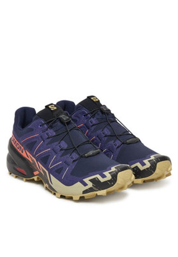 salomon - Salomon Buty do biegania Speedcross 6 L47980600 Fioletowy. Kolor: fioletowy. Materiał: materiał. Model: Salomon Speedcross