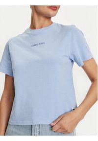 Tommy Jeans T-Shirt New Classic DW0DW17837 Niebieski Boxy Fit. Kolor: niebieski. Materiał: bawełna #5