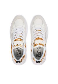 Versace Jeans Couture Sneakersy 80YA3SC1 Biały. Kolor: biały. Materiał: skóra #5