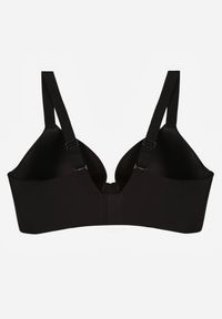 Renee - Czarny Klasyczny Biustonosz o Gładkiej Fakturze Adriaros. Kolor: czarny. Wzór: gładki #3