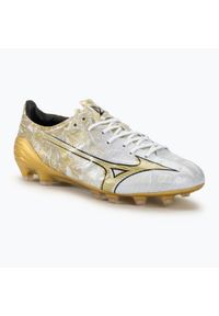 Buty piłkarskie Mizuno Αlpha Japan Md. Zapięcie: sznurówki. Kolor: czarny, biały, wielokolorowy. Materiał: materiał. Szerokość cholewki: normalna. Sport: piłka nożna