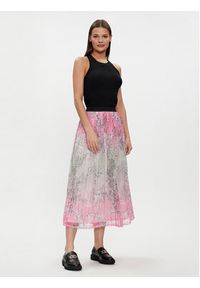 Liu Jo Spódnica plisowana TA4228 J4660 Różowy Regular Fit. Kolor: różowy. Materiał: syntetyk #3