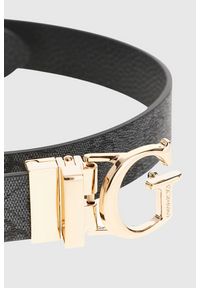 Guess - GUESS Czarny pasek damski Calista H30, Rozmiar S. Kolor: czarny #5