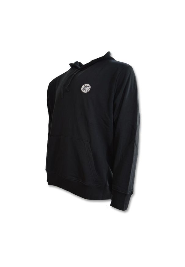 Bluza z kapturem New Balance Hoops Essentials Fundamental Hoodie. Typ kołnierza: kaptur. Kolor: czarny
