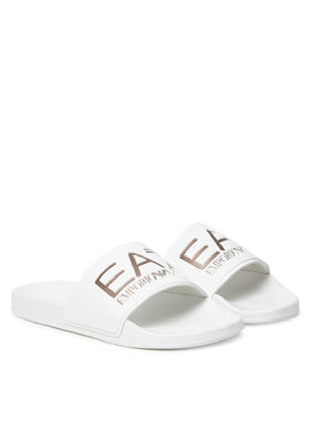 EA7 Emporio Armani Klapki 7X000108 AF15118 MZ095 Biały. Kolor: biały