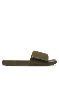 Calvin Klein Klapki Ess Slide Adj Monobrand Cv HM0HM02115 Czarny. Kolor: czarny. Materiał: materiał #1