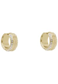 Guess Kolczyki Just Guess JUBE03 112JW Żółte złocenie. Kolor: żółty