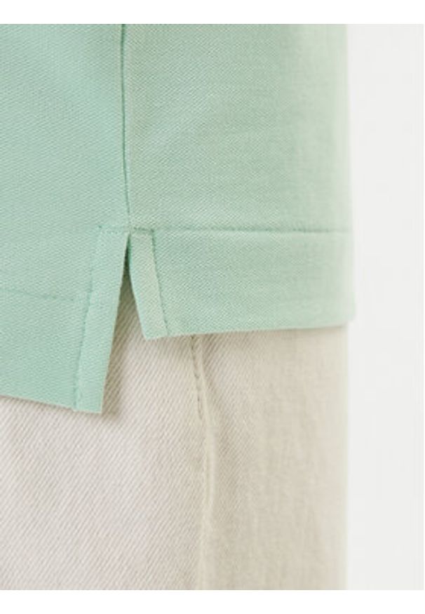 G-Star RAW - G-Star Raw Polo Dunda D17127-5864 Zielony Slim Fit. Typ kołnierza: polo. Kolor: zielony. Materiał: bawełna