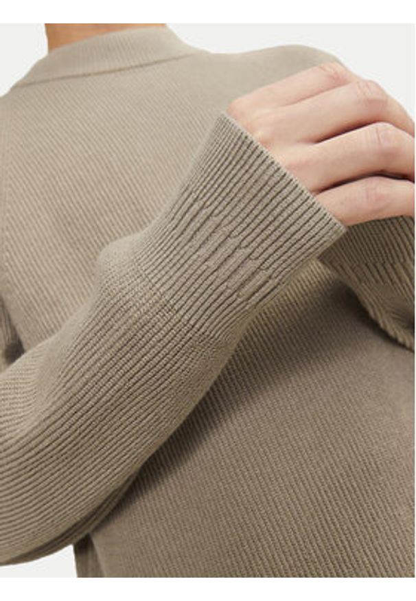 Jack & Jones Sweter 12260041 Beżowy Relaxed Fit. Kolor: beżowy. Materiał: bawełna
