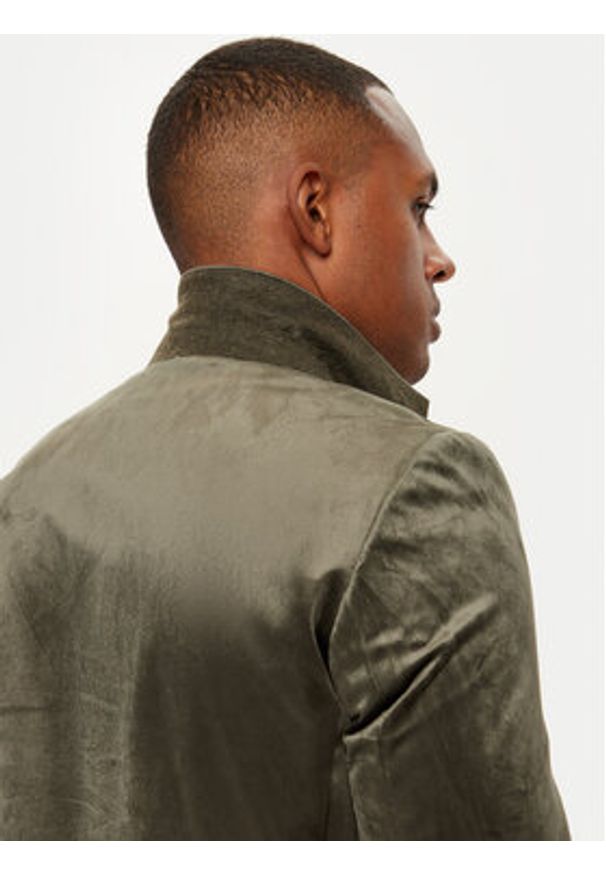 Jack & Jones - Jack&Jones Garnitur Velvet 12271528 Zielony Slim Fit. Kolor: zielony. Materiał: syntetyk