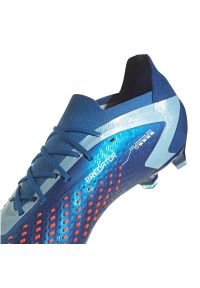 Adidas - Buty piłkarskie adidas Predator Accuracy.1 L Fg M GZ0031 niebieskie. Zapięcie: sznurówki. Kolor: niebieski. Materiał: syntetyk, guma. Szerokość cholewki: normalna. Sport: piłka nożna #8