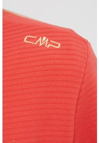 CMP bluza sportowa damska kolor pomarańczowy gładka. Kolor: pomarańczowy. Materiał: włókno, materiał. Wzór: gładki. Styl: sportowy #5