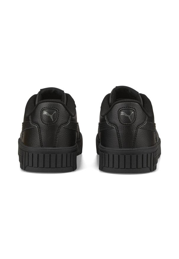 Puma - Damskie sneakersy Carina 2.0 PUMA Black Dark Shadow Gray. Okazja: na plażę. Kolor: brązowy, zielony, wielokolorowy, szary. Sezon: lato. Sport: turystyka piesza, tenis