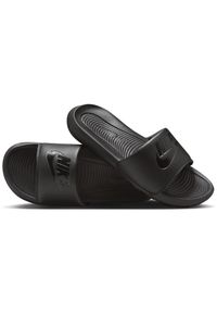 Klapki damskie Nike Victori One Slide. Kolor: czarny. Materiał: materiał, syntetyk