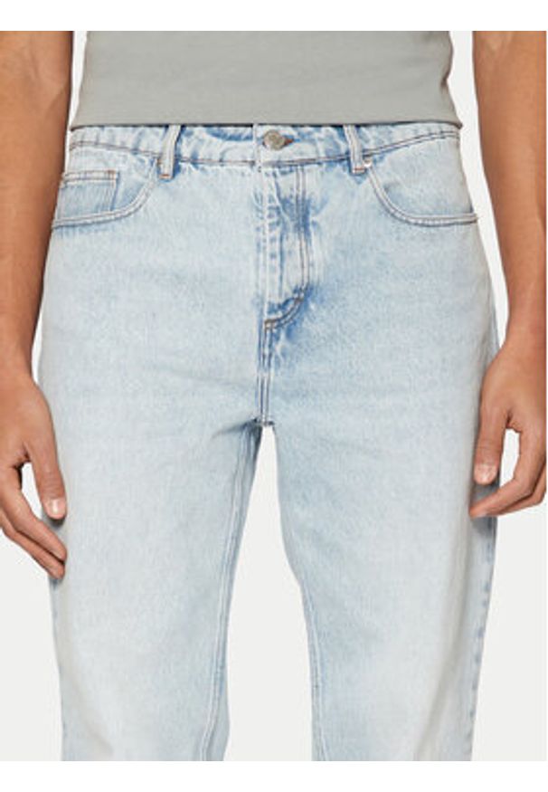 AMI PARIS - AMI Paris Jeansy UTR500.DE0027 Niebieski Straight Fit. Kolor: niebieski