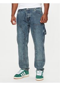 Brave Soul Jeansy MJN-COUNTY Niebieski Straight Fit. Kolor: niebieski #1