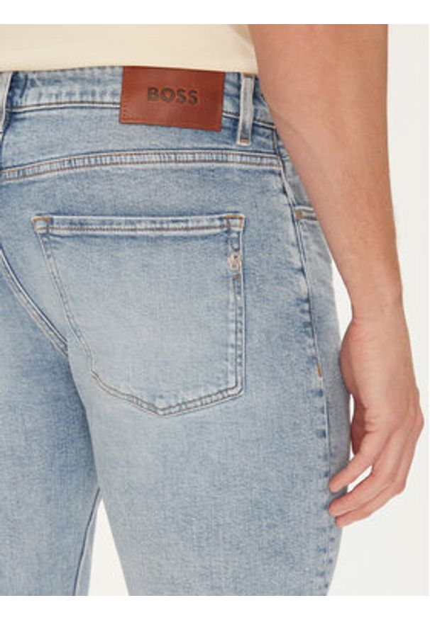 BOSS Jeansy H-Delaware 50538553 Niebieski Slim Fit. Kolor: niebieski