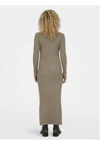 only - ONLY Sukienka dzianinowa Katia 15324649 Beżowy Slim Fit. Kolor: beżowy. Materiał: syntetyk, wiskoza #3