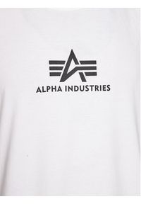 Alpha Industries Tank top Basic 126566 Biały Regular Fit. Kolor: biały. Materiał: bawełna