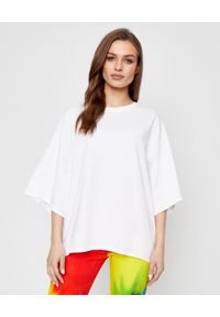 ALEXANDRE VAUTHIER - Biała koszulka oversize. Okazja: na co dzień. Kolor: biały. Materiał: bawełna, jeans. Sezon: lato. Styl: casual